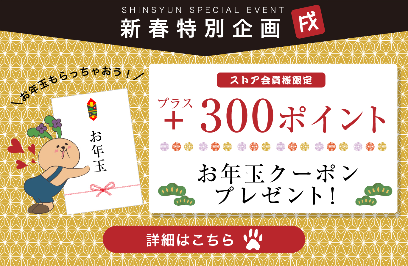 プラス300ポイントクーポン詳細はこちら