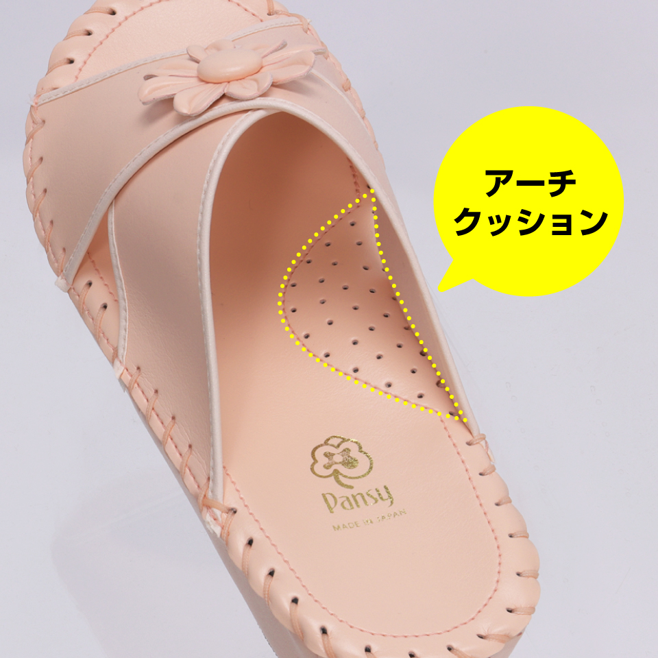 【ポイント3】歩きやすい高めのヒール