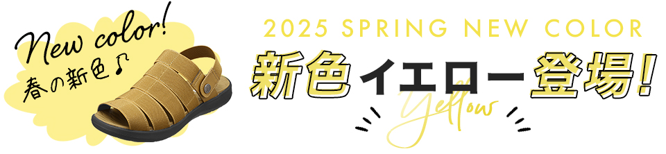 春夏新色イエロー追加