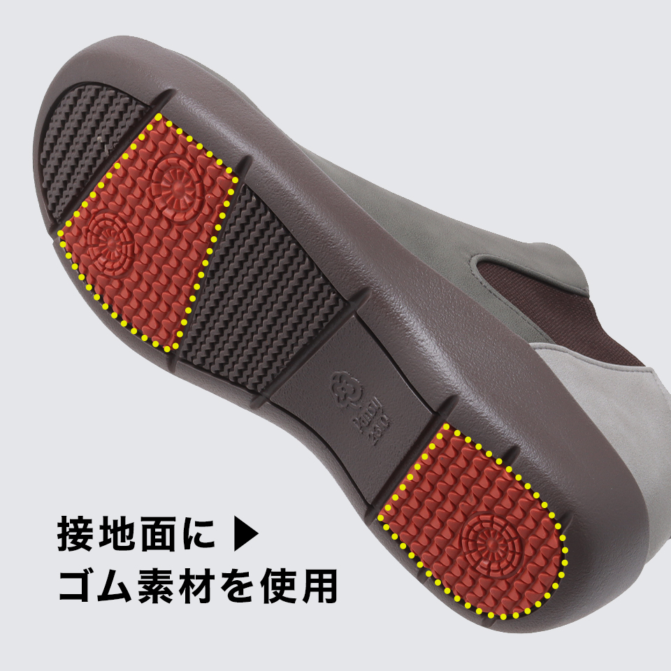 軽量のEVAソール。