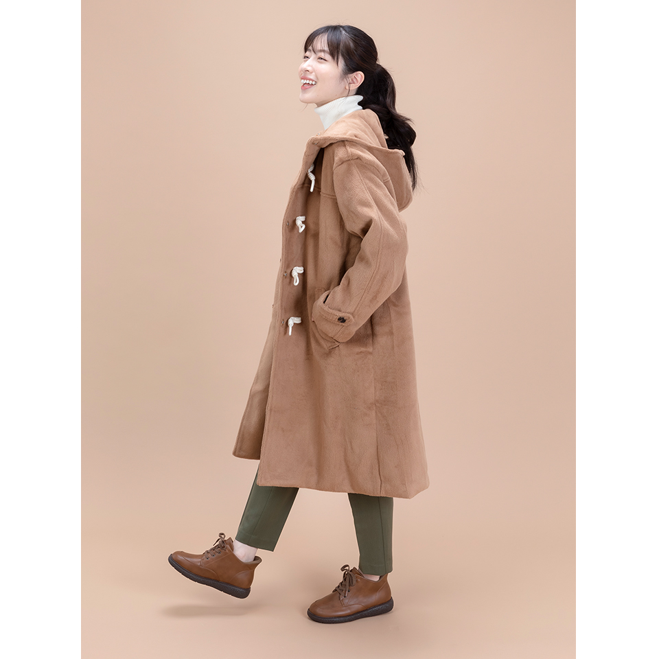レザー調カジュアルブーツ